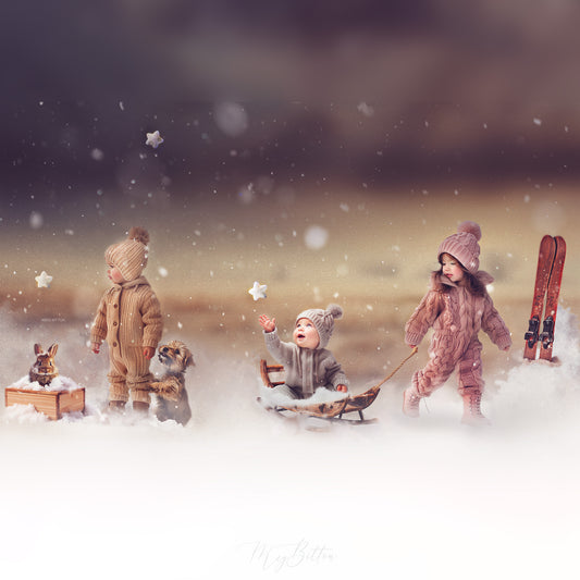 Magical Snow Day Mini Asset Pack - Meg Bitton Productions