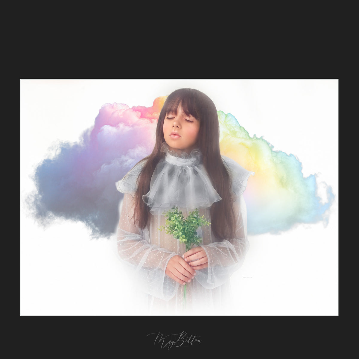 Magical Rainbow Cloud Overlays