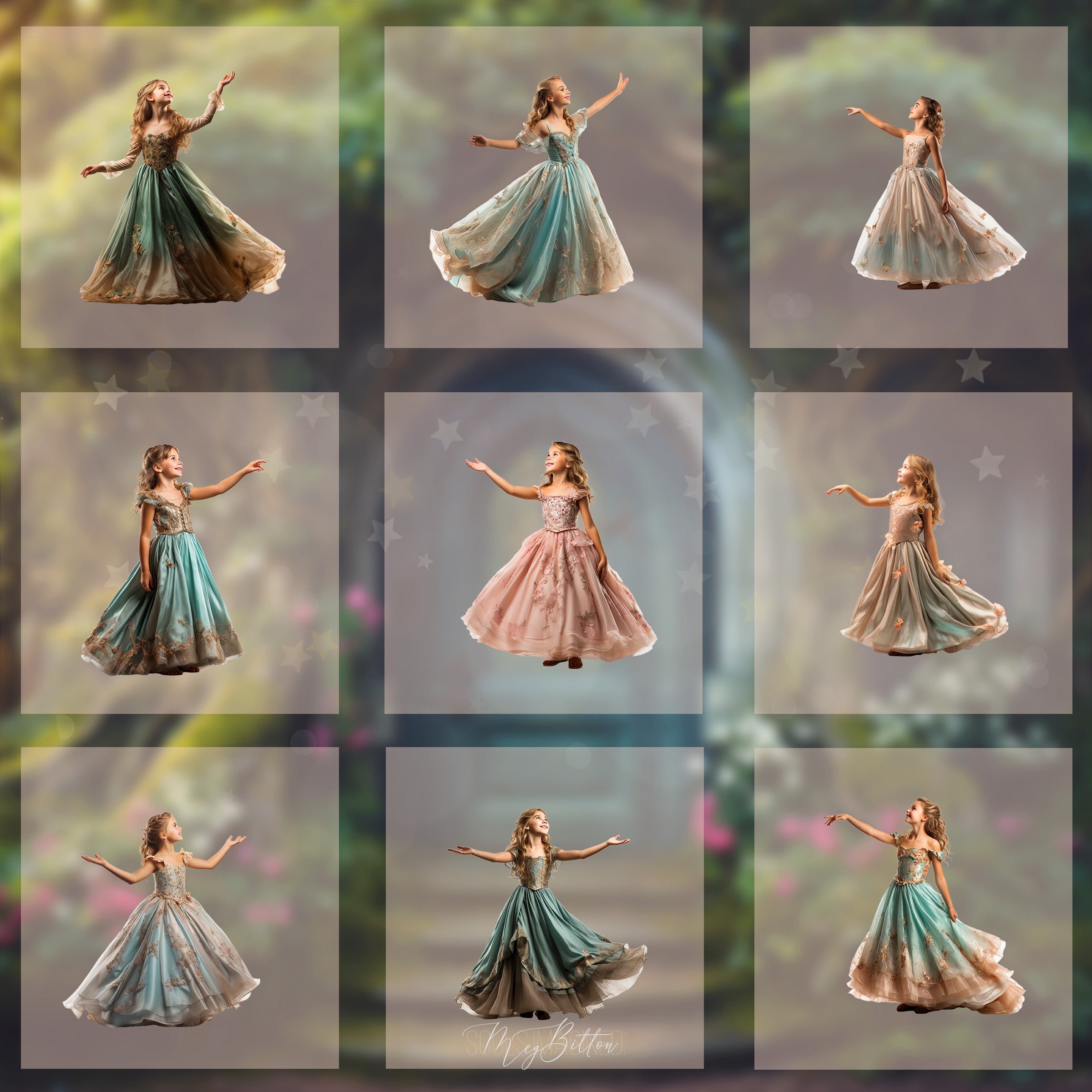 Magical Sweet Fairytale Model Overlays