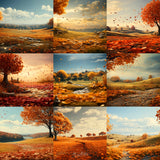 Ultimate Crisp Autumn Background Bundle