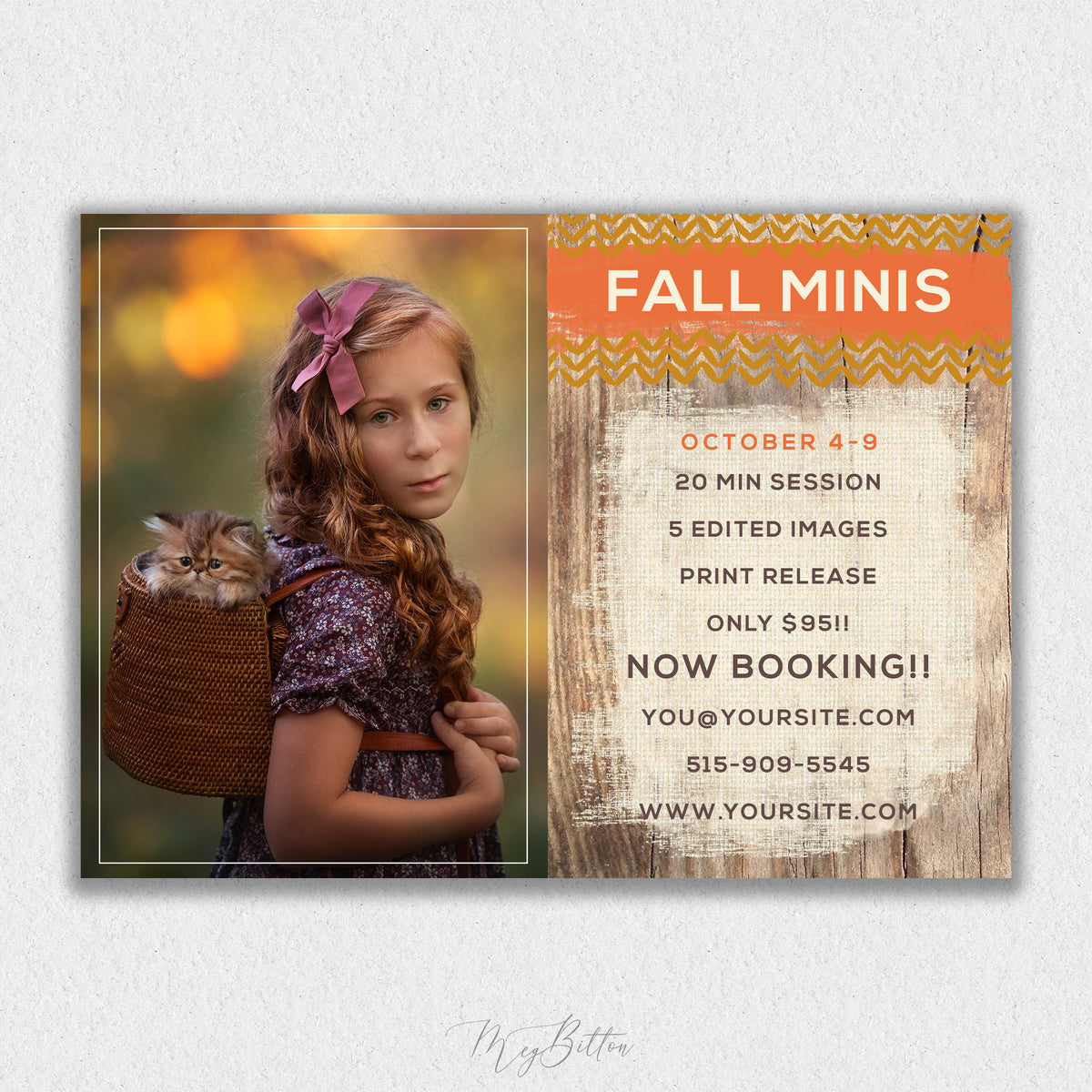 Fall Mini Session Template #5