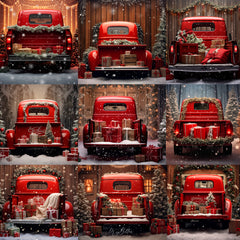 Christmas Truck Background Bundle - Meg Bitton Productions