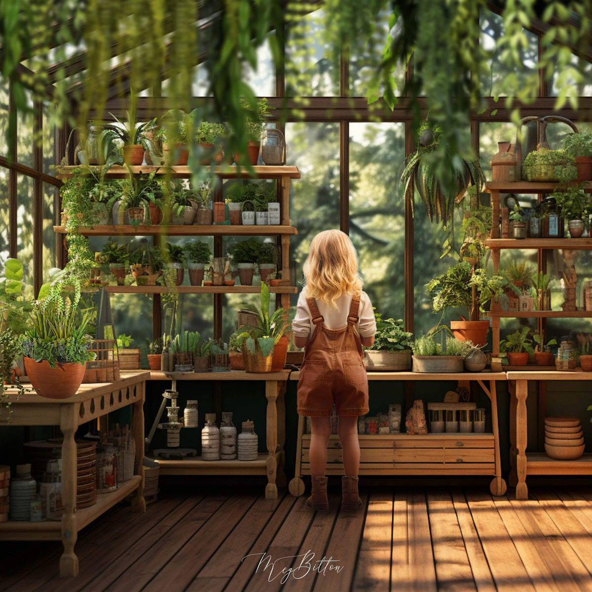 Greenhouse Background & Overlays Asset Pack