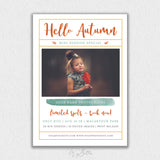 Autumn Mini Session Template #3