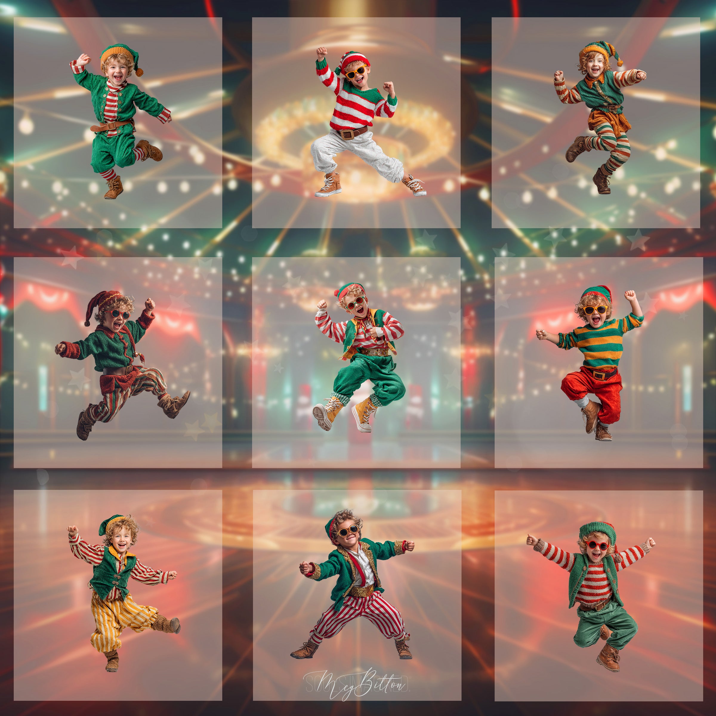 Dancing Elf Model Overlays
