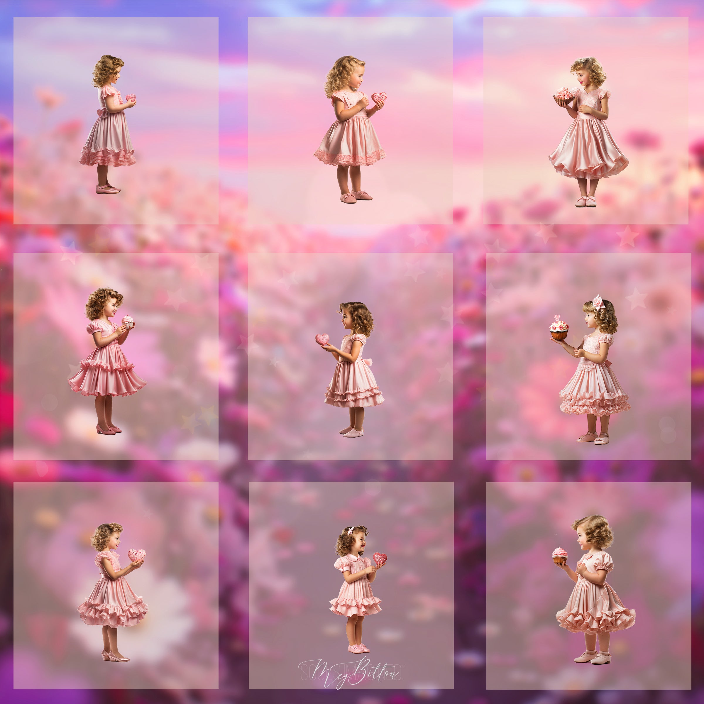 Magical Little Valentine Model Overlays