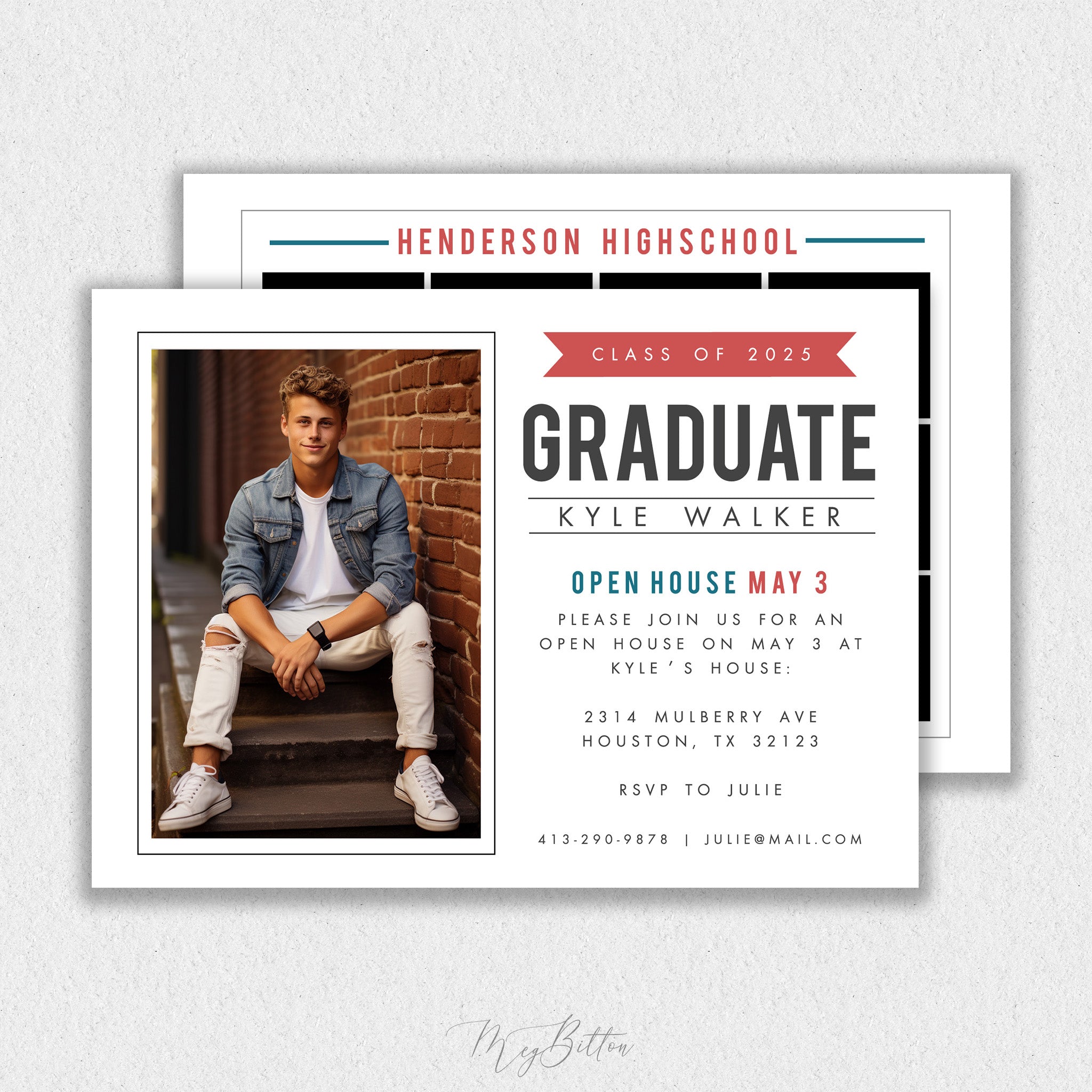 Boy Senior Template #2