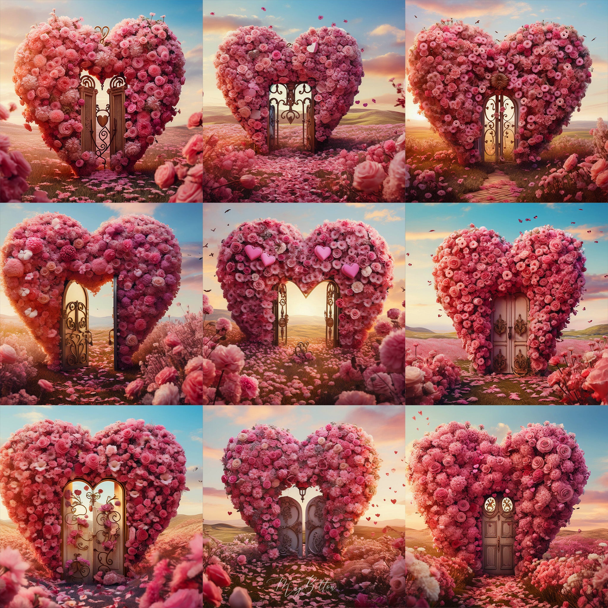 Gate of Love Background Bundle