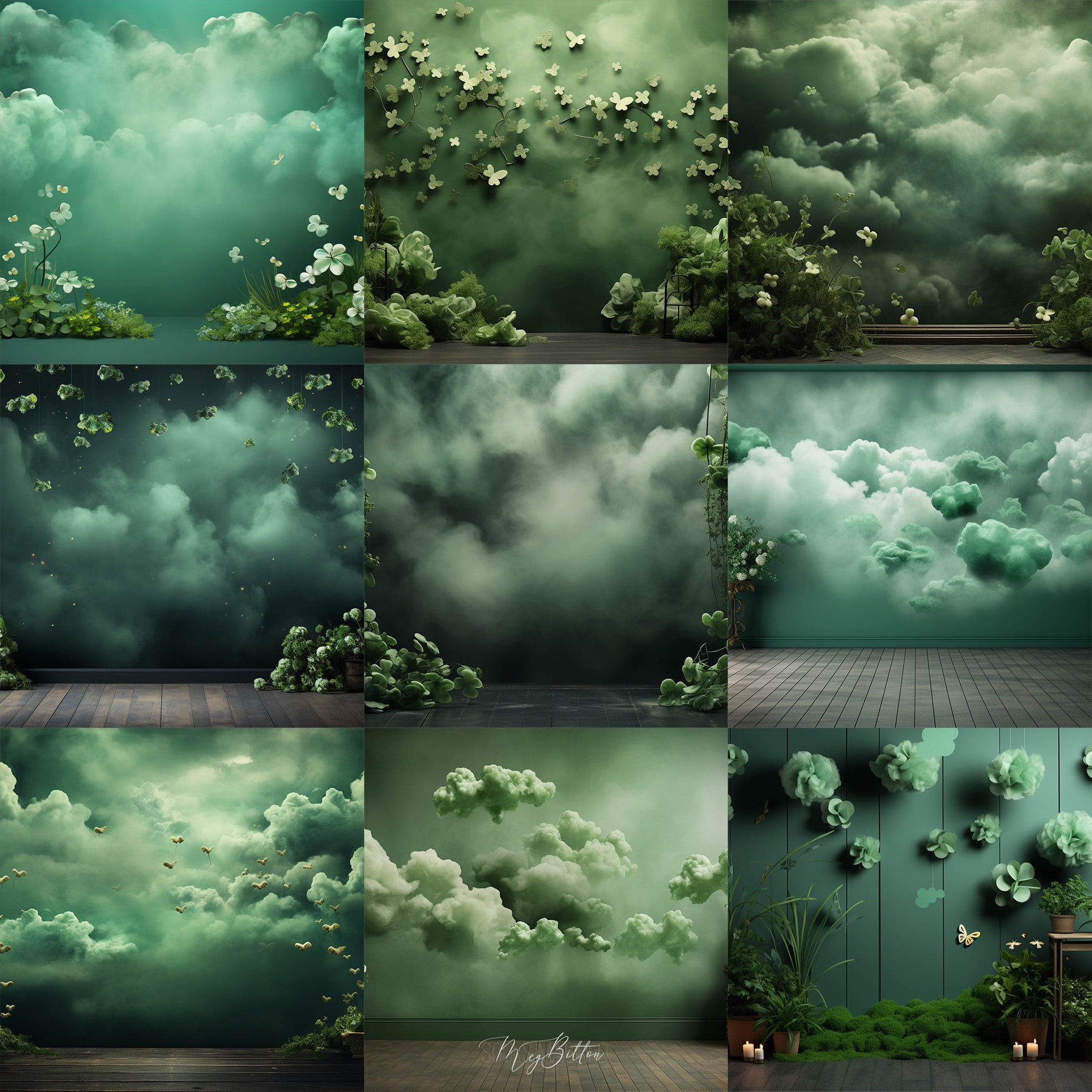 Ultimate Shamrock Studio Background Bundle