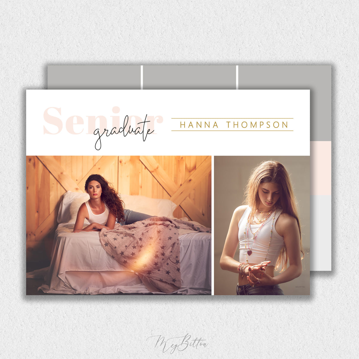 Girl Modern Senior Template