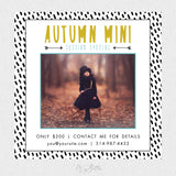 Autumn Mini Session Template #2