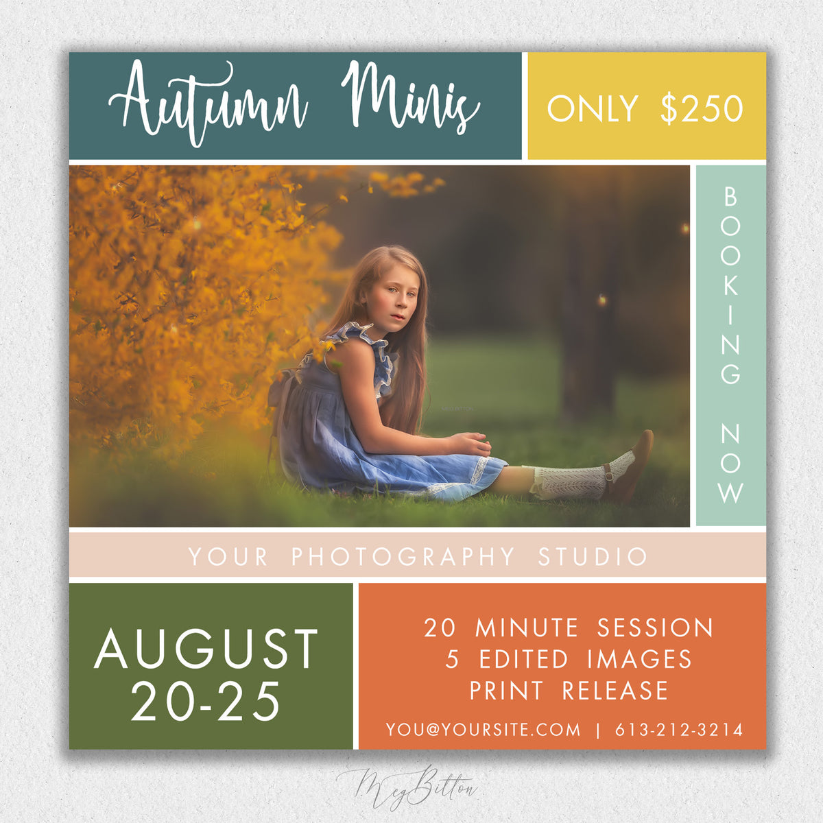 Autumn Mini Session Template #1