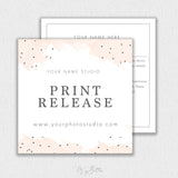 Square Print Release Template #1