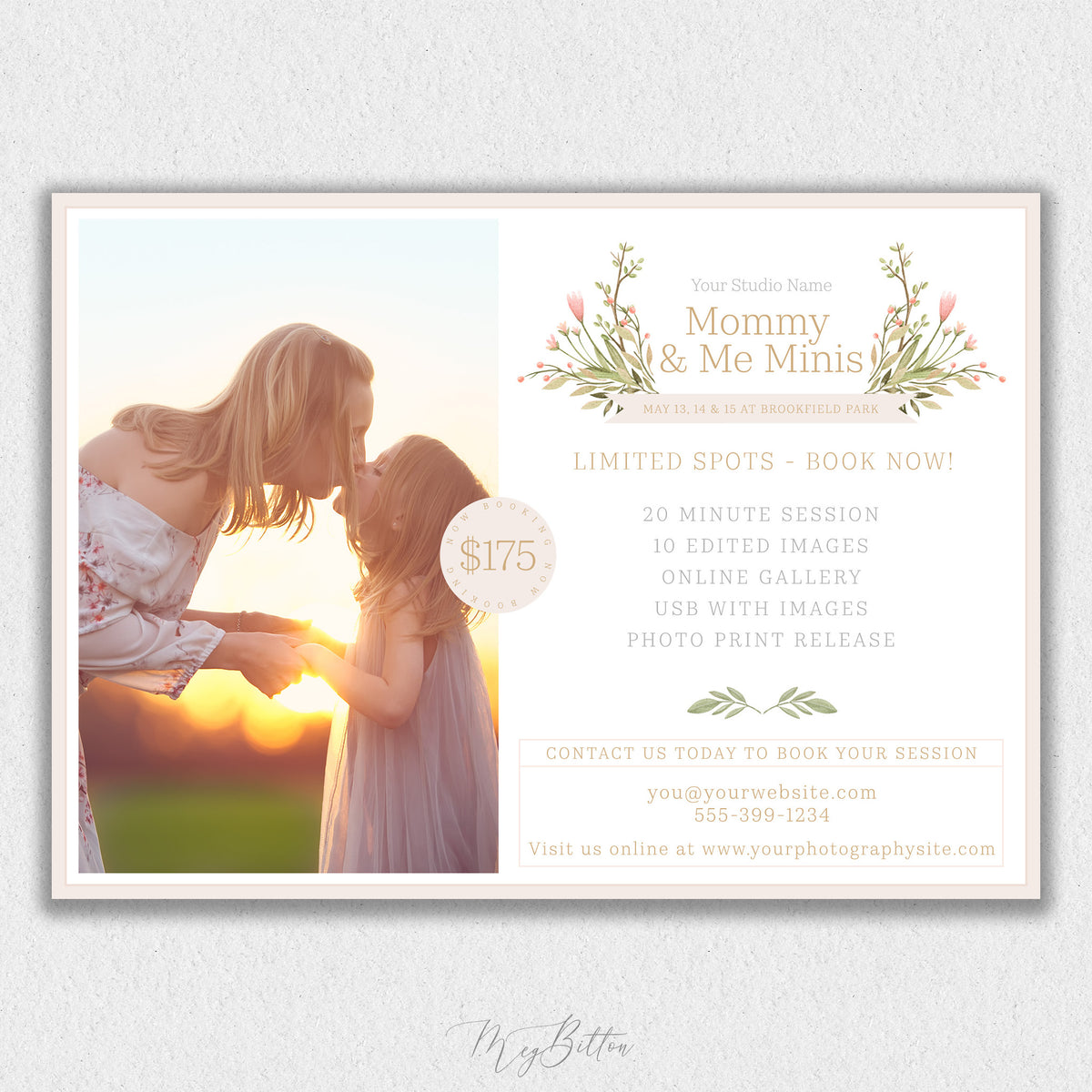 Mommy & Me Mini Session Template #1