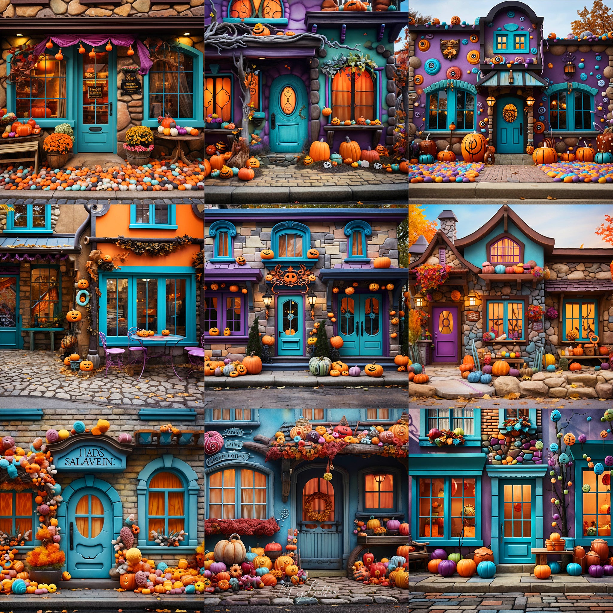 Ultimate Halloween Storefront Background Bundle