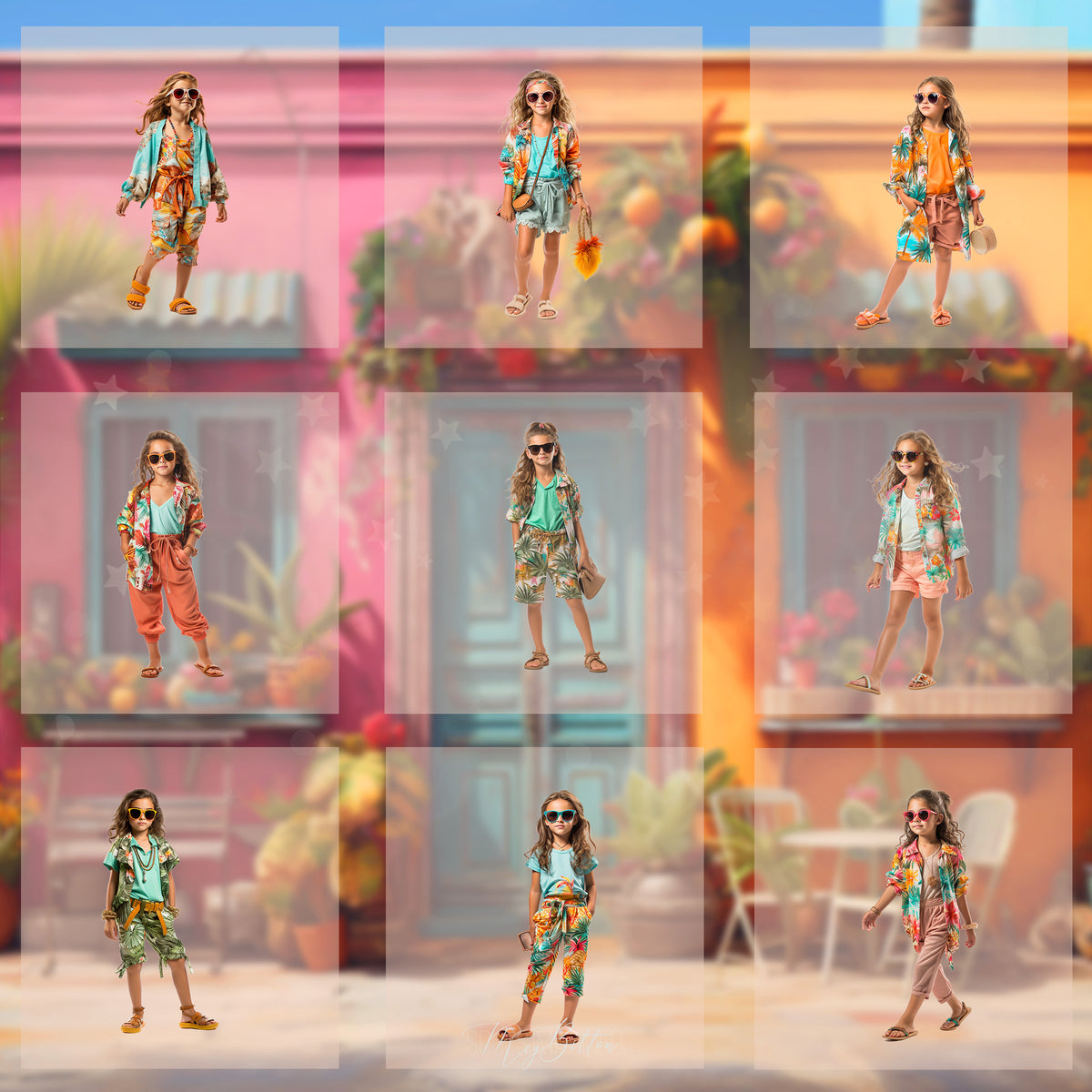 Magical Tropical Vacation Model Overlays