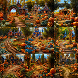 Fairytale Pumpkin Patch Background Bundle - Meg Bitton Productions