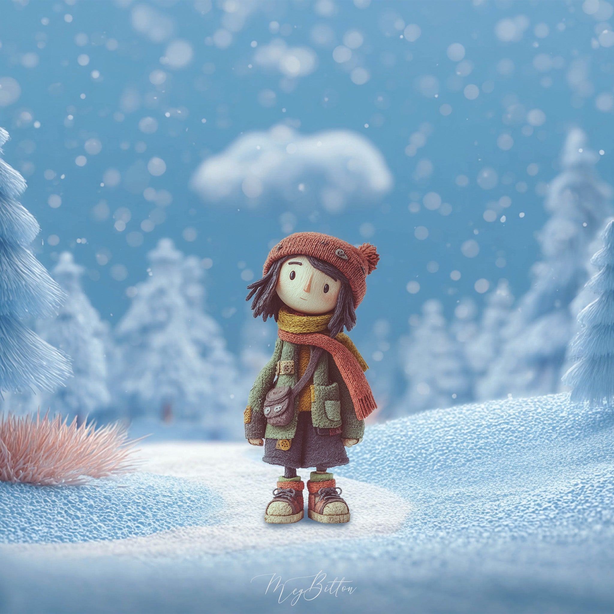 Claymation Kids Series: Winter Wonderland Asset Pack