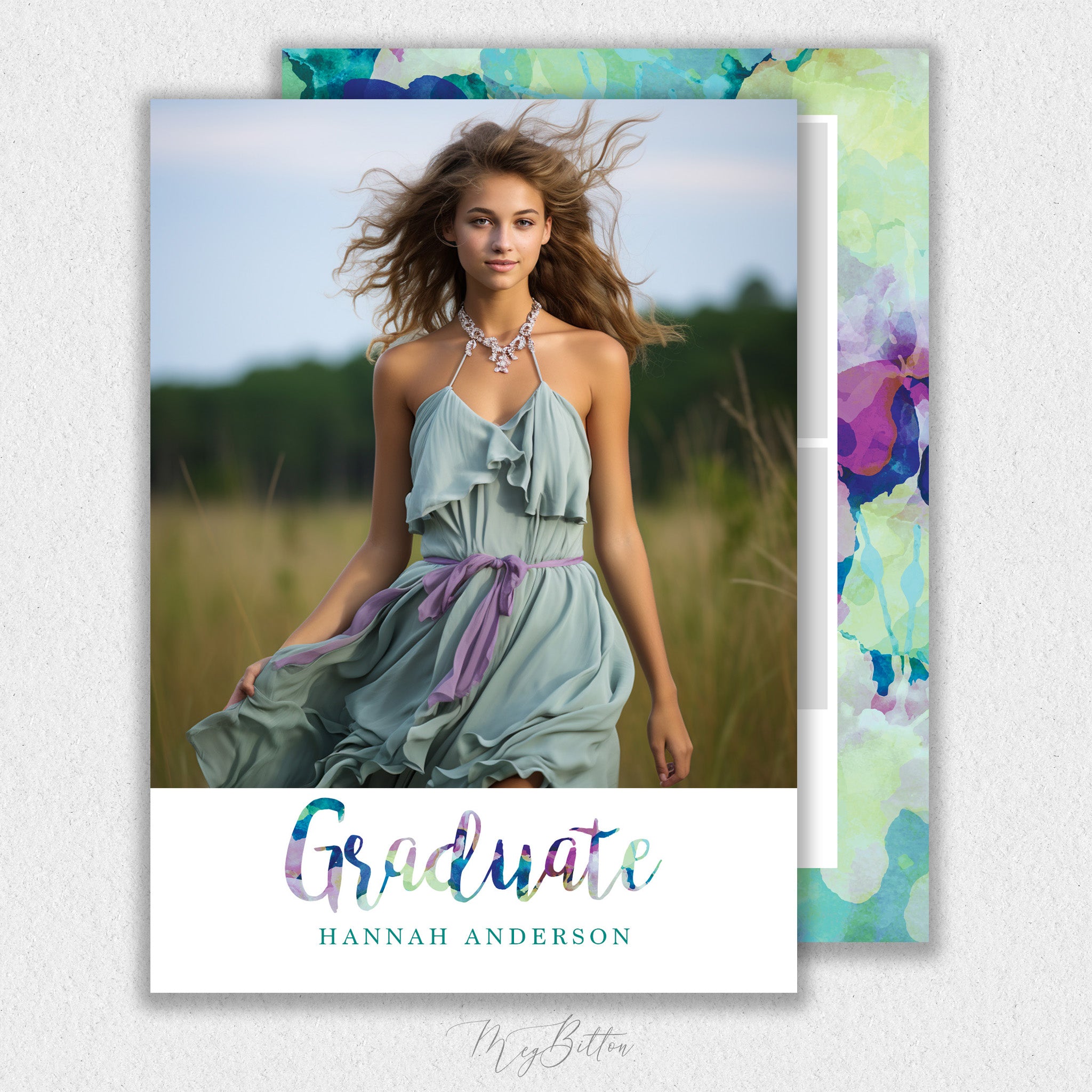 Boho Grad Template