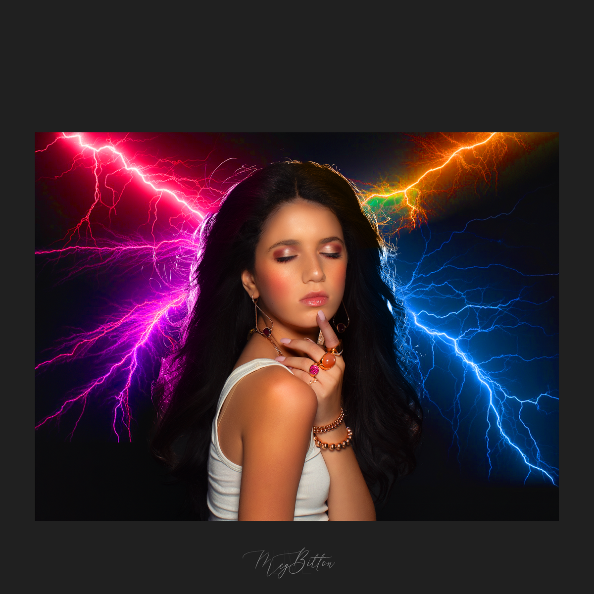 Magical Colored Lightning Overlays - Meg Bitton Productions