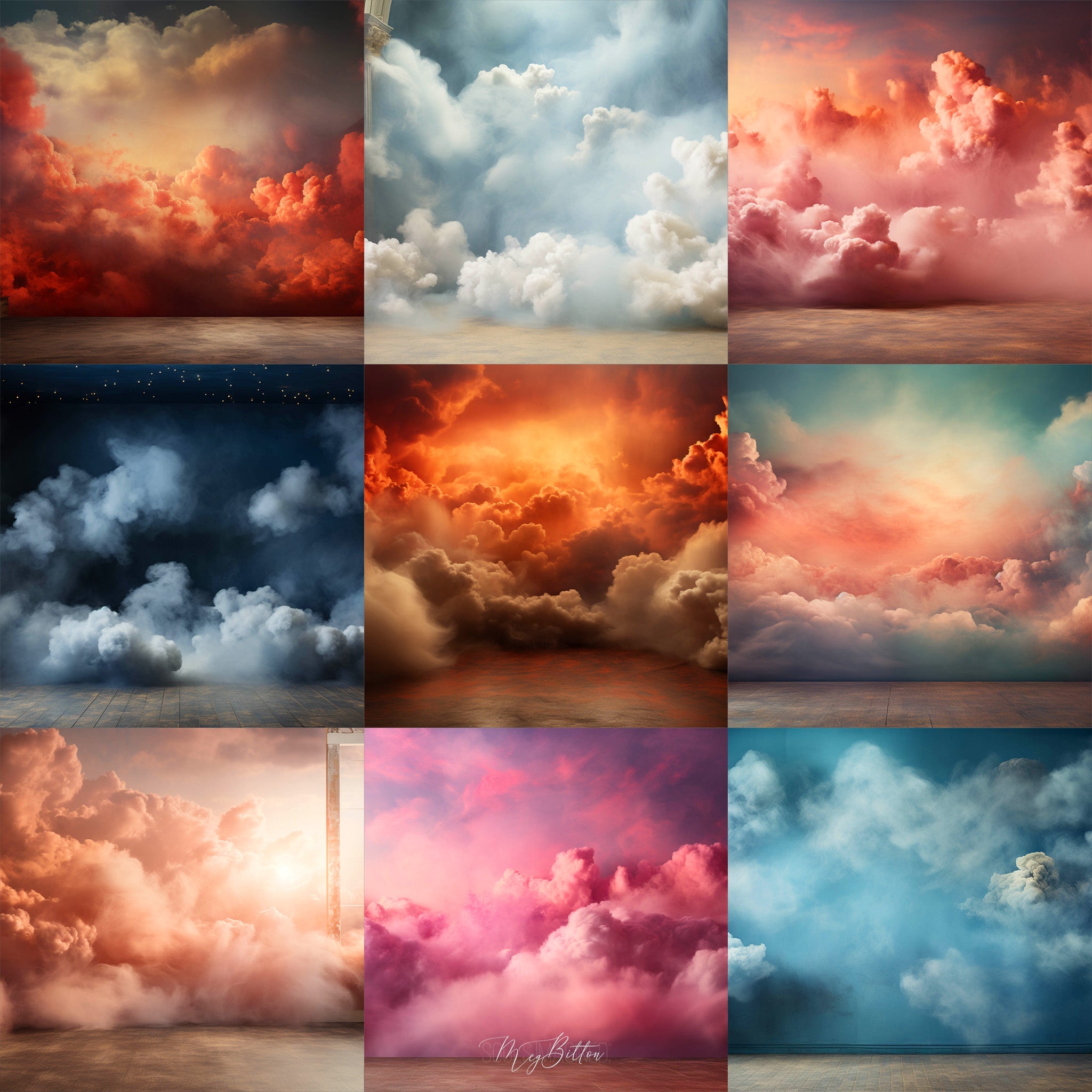 Ultimate Studio Clouds Background Bundle