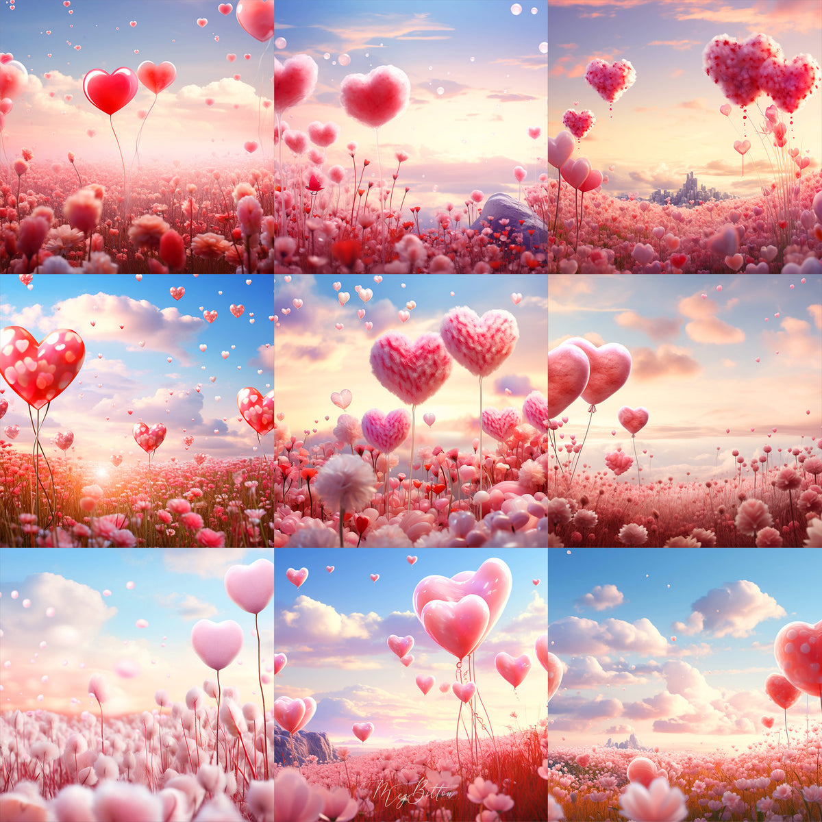 Fields of Love Background Bundle