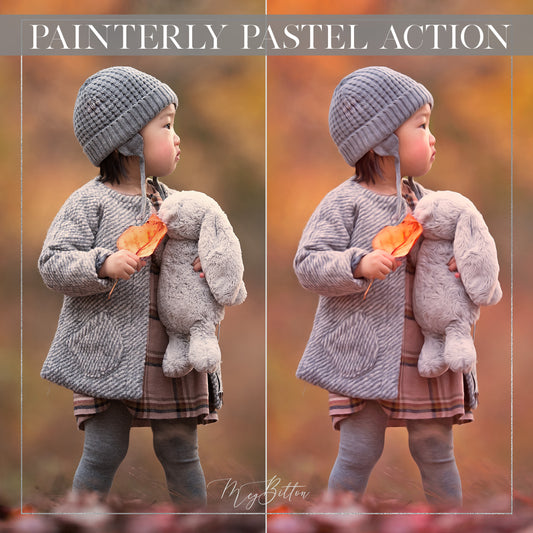 Painterly Pastel Action