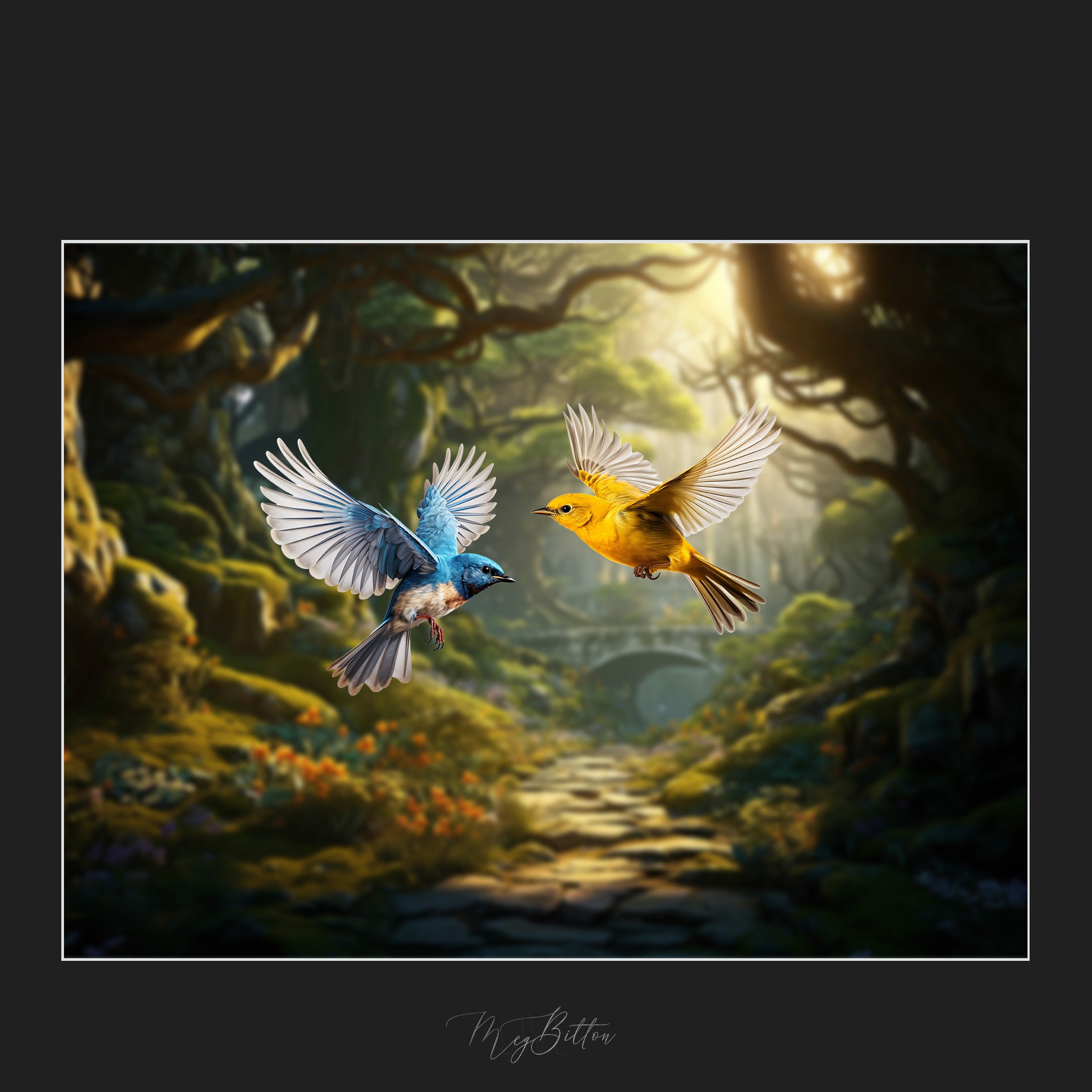 Magical Enchanted Forest Animal Overlays