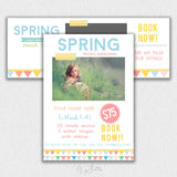 Spring Mini Session Banner & Flyer Template #2