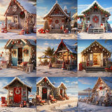 Christmas Cabana Background Bundle - Meg Bitton Productions