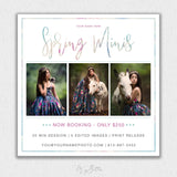 Spring Mini Session Template #10