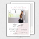 Modern Senior Announcement Template