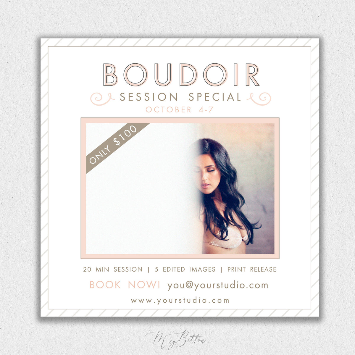 Boudoir Session Template #1