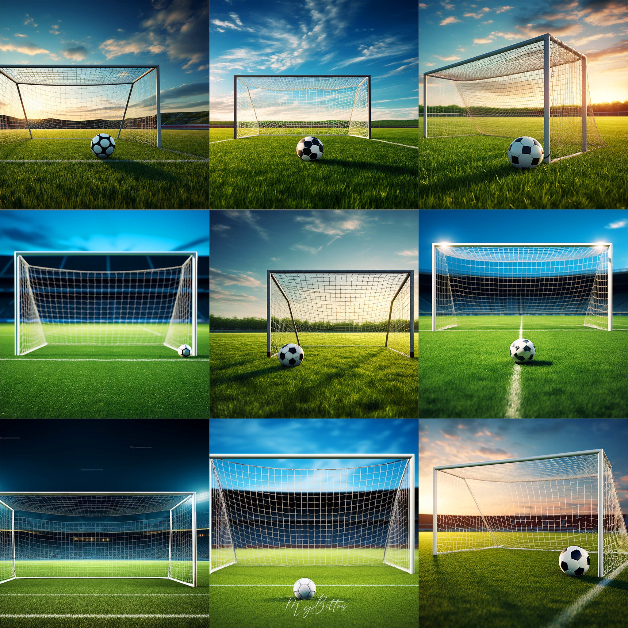 Ultimate Soccer Field Background Bundle