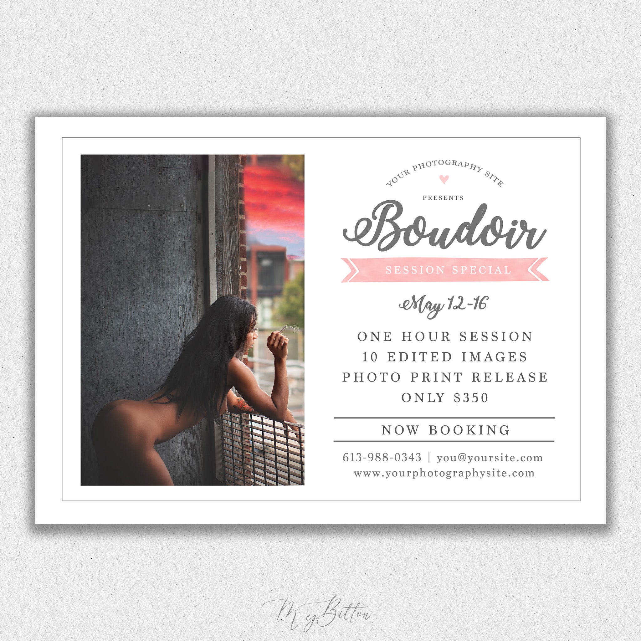 Boudoir Session Template #2