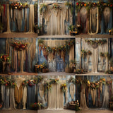 Boho Macrame Background Bundle