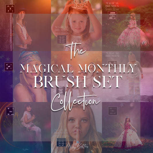 Magical Monthly Brush Set Collection - Meg Bitton Productions