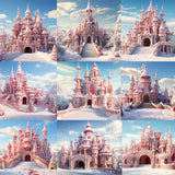 Peppermint Castle Background Bundle - Meg Bitton Productions