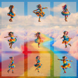 Magical Rainbow Dancer Model Overlays
