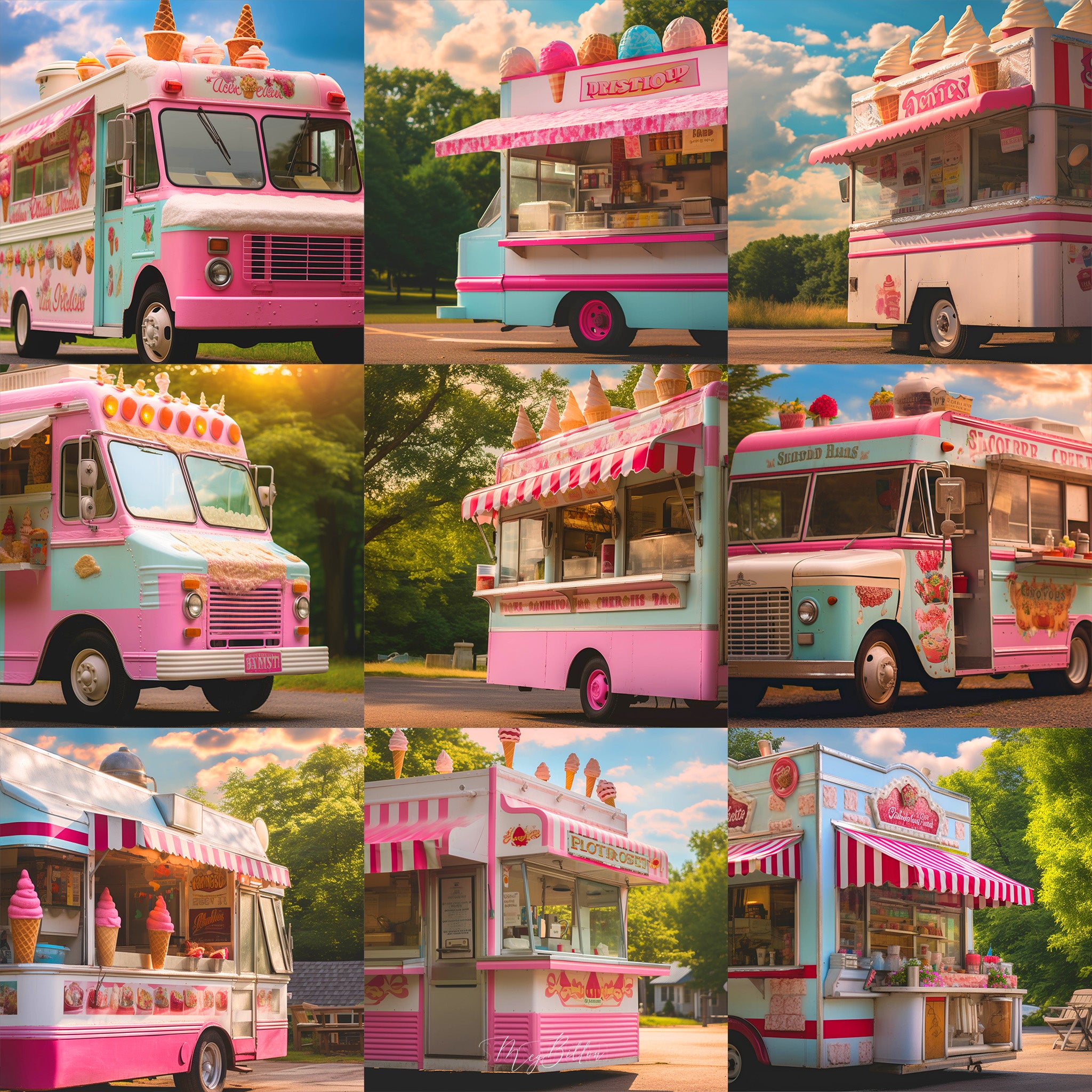 Summer Treat Background Bundle