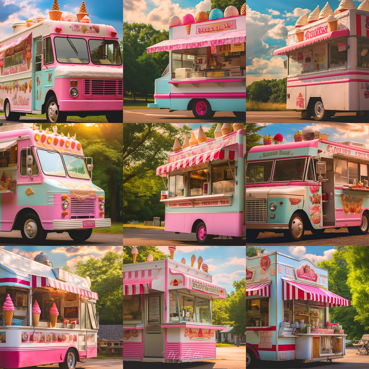 Summer Treat Background Bundle