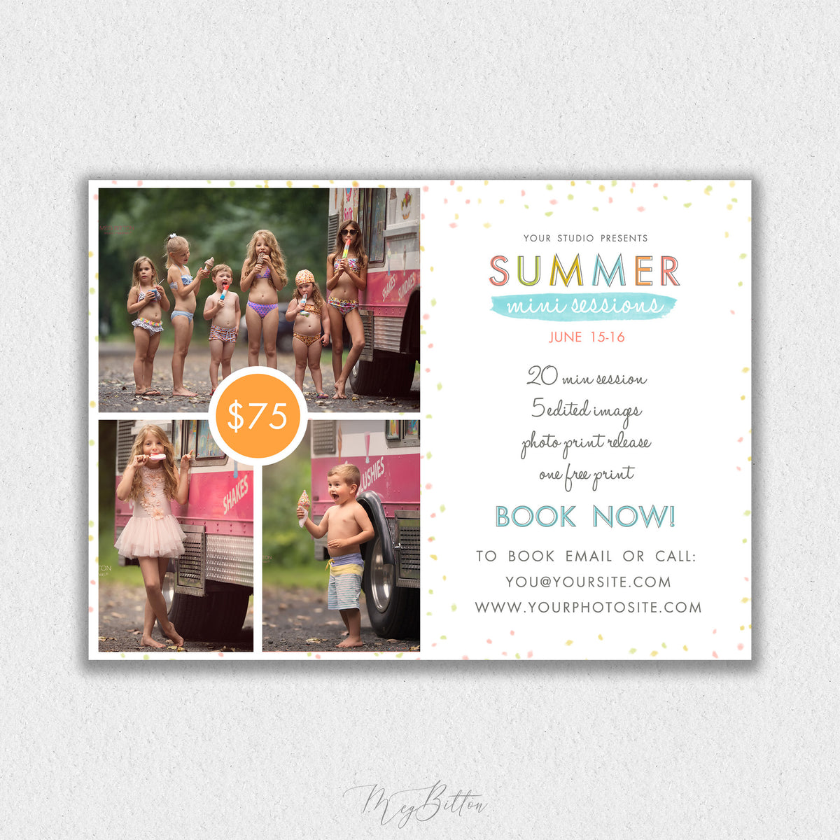 Summer Mini Session Template #2