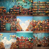 Ultimate Magical World of Books Background Bundle
