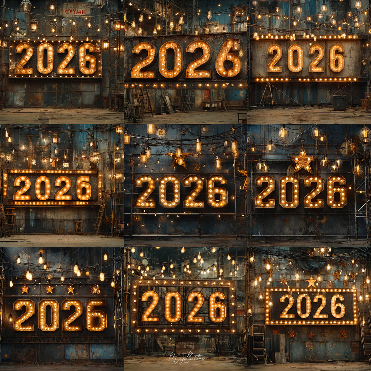 2026 Marquee Background Bundle
