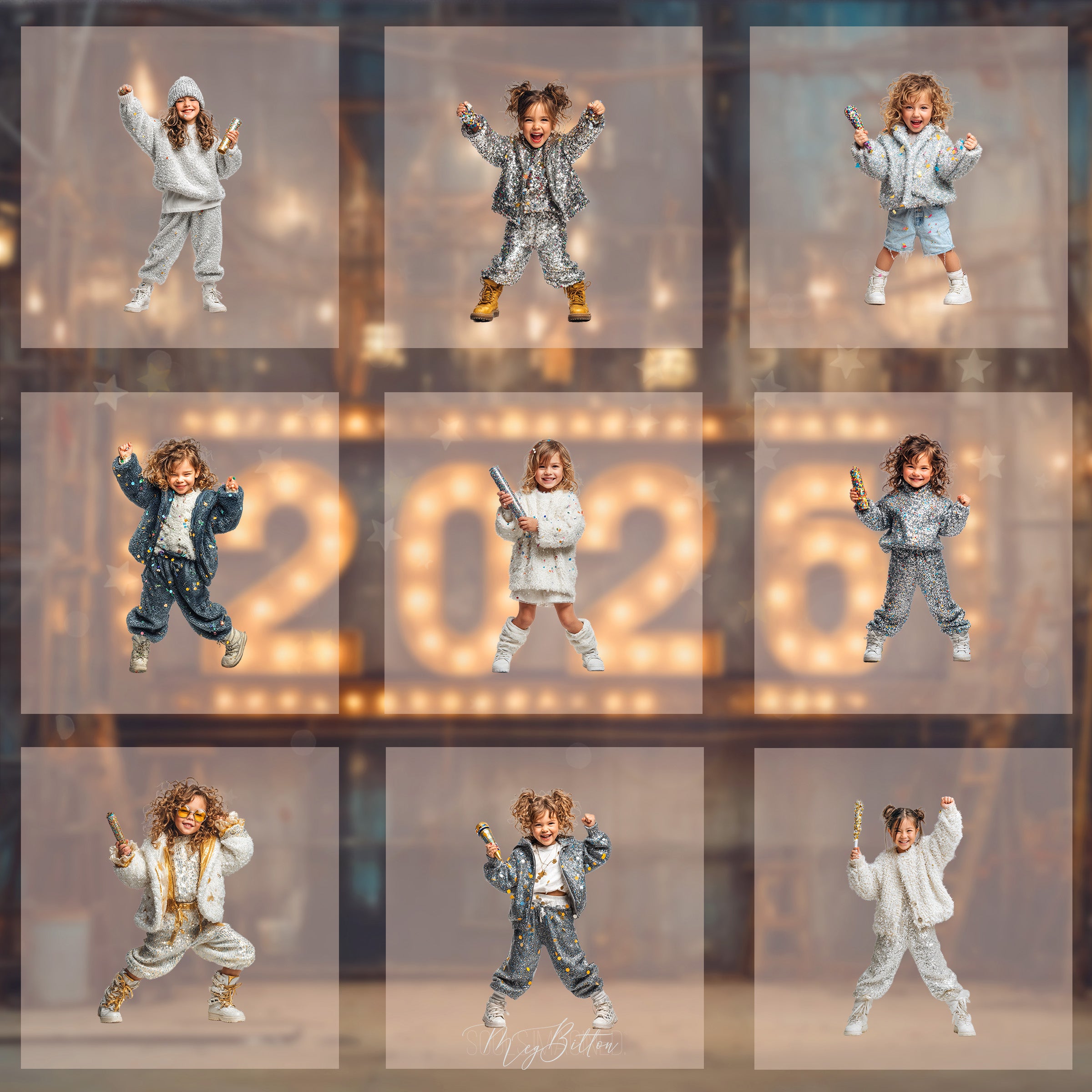 Magical New Years Pop Model Overlays