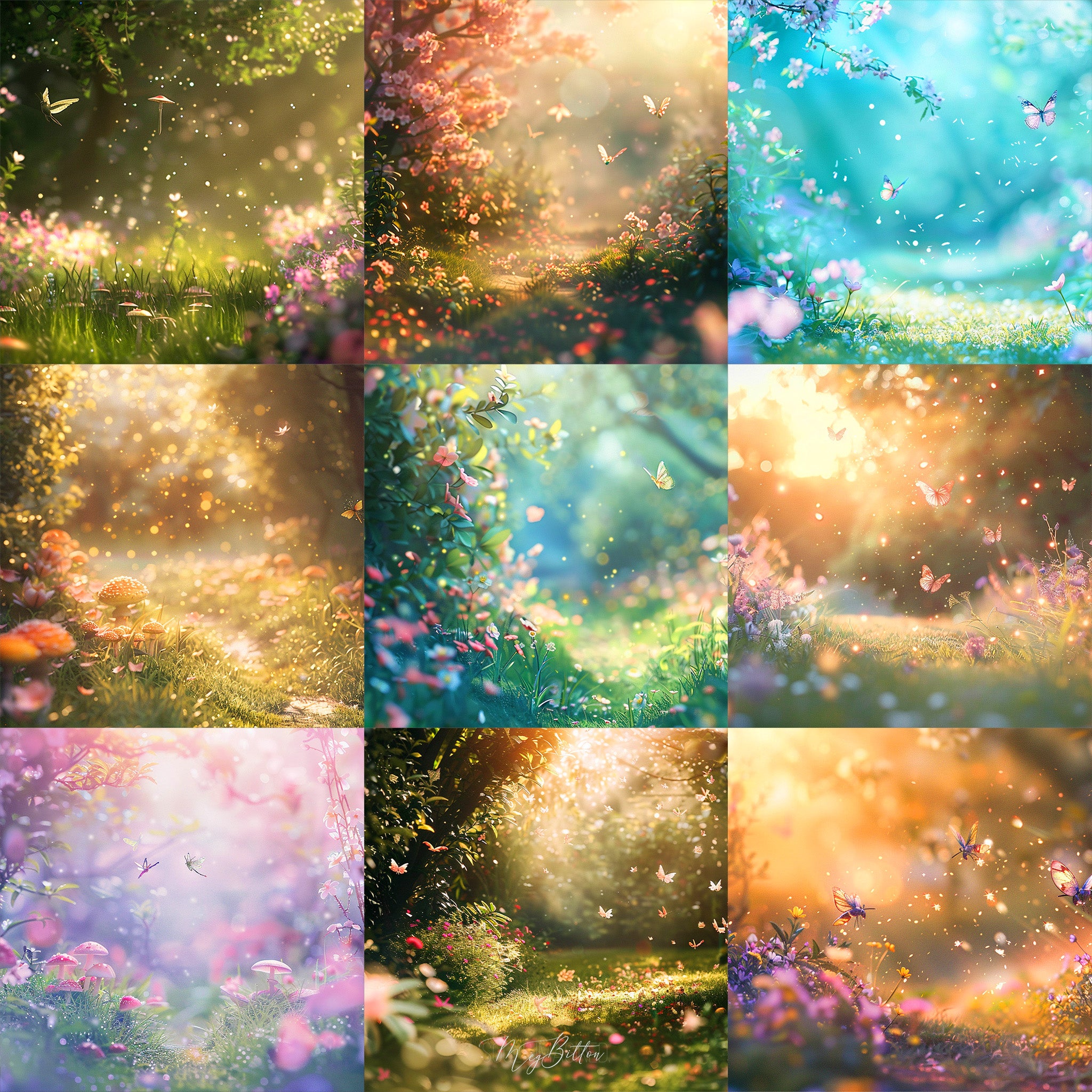 Ultimate Fairy Path Background Bundle