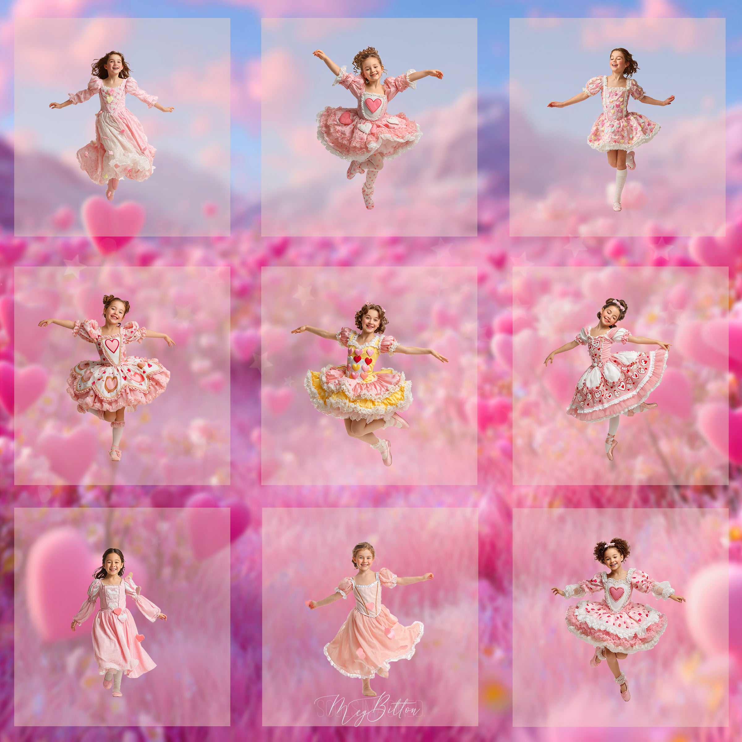 Magical Dancing Hearts Model Overlays