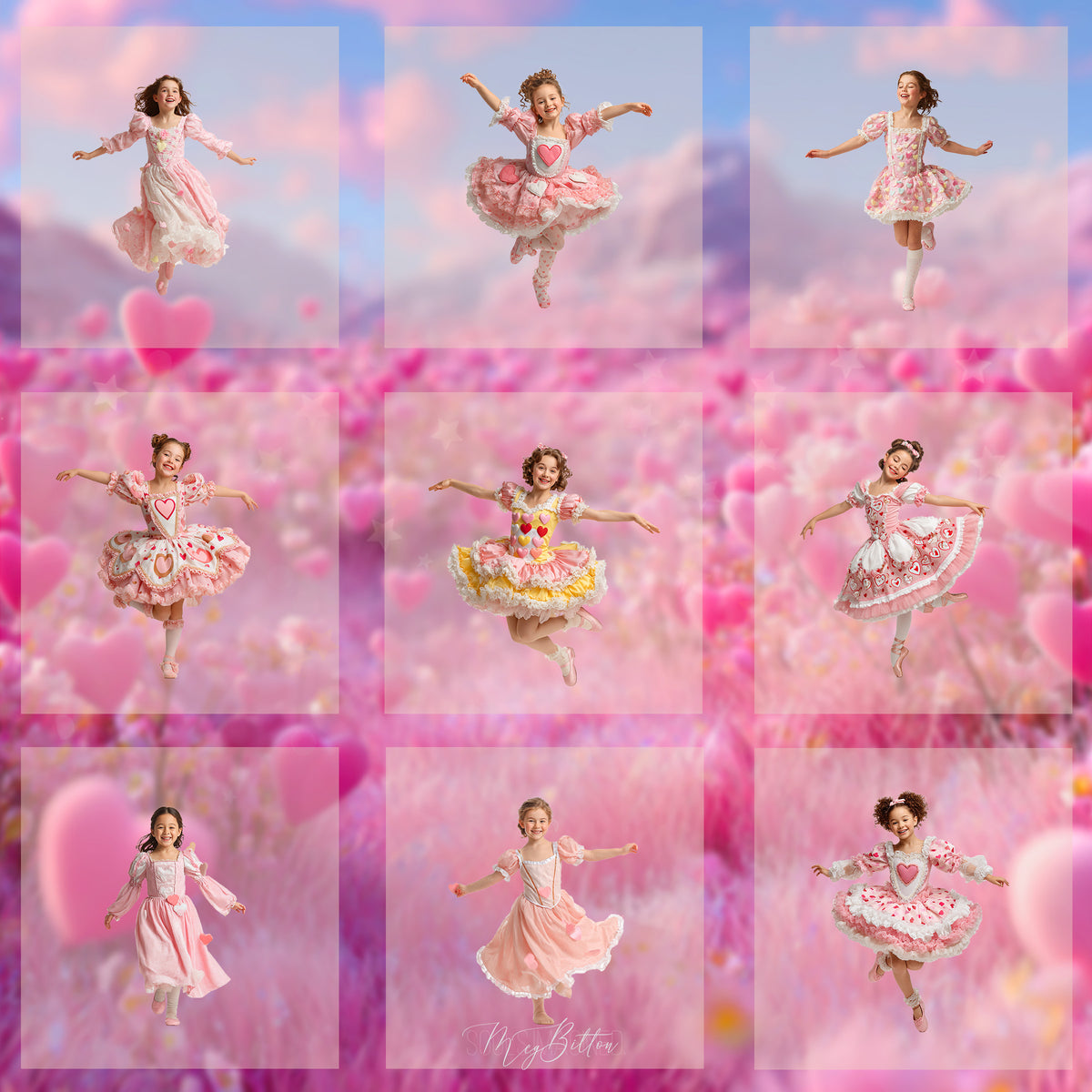 Magical Dancing Hearts Model Overlays