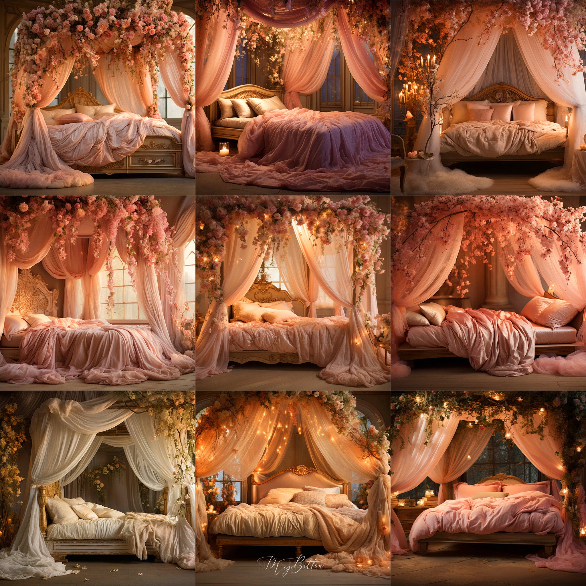 Ultimate Fairytale Bed Background Bundle