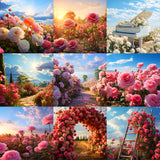 Ultimate Rose Garden Background Bundle